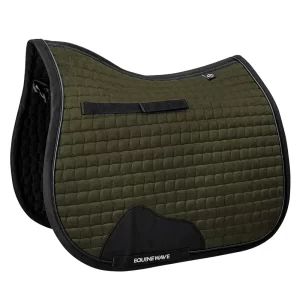 EQUINEWAVE Jump Saddle Pad, Aria Soft-Suede Surface, New Level of Closeness, Stay-Cool Tech, Easy Care