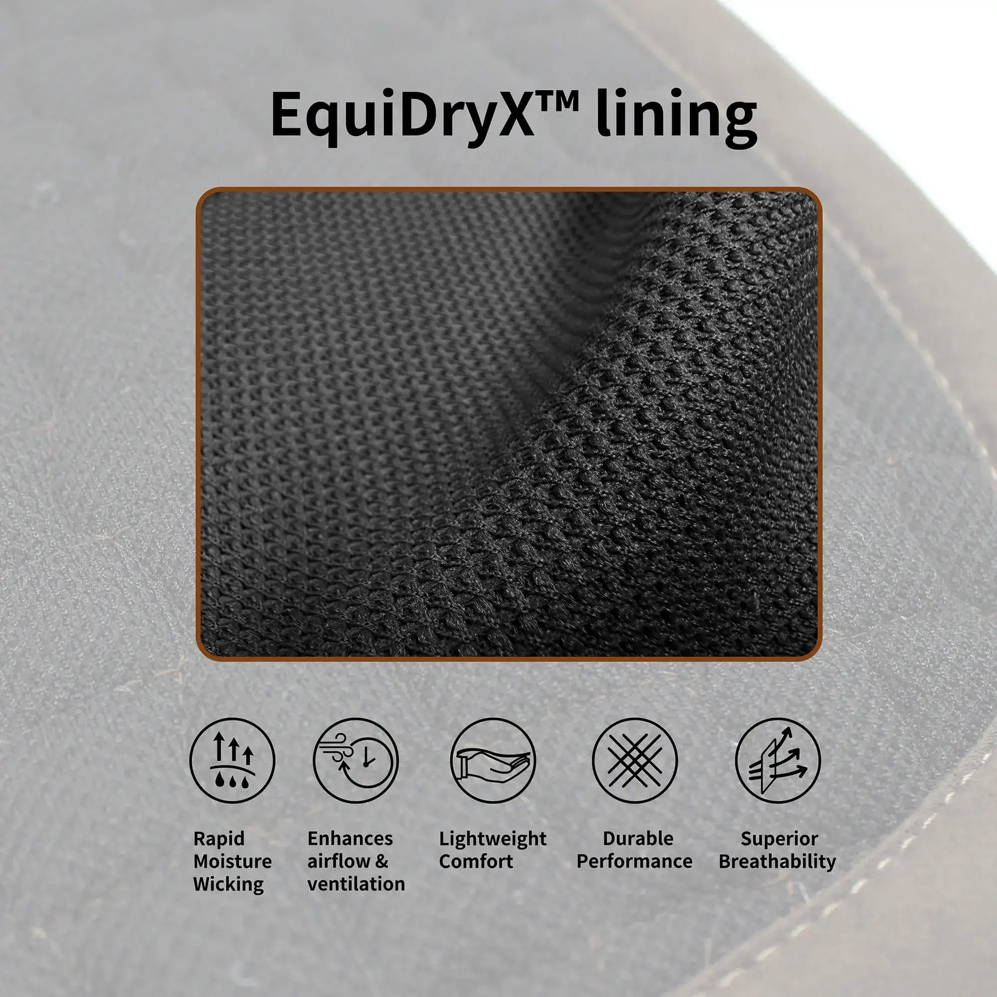 EQUINEWAVE Dressage Saddle Pad, Aria Soft-Suede Surface, New Level of Closeness, Stay-Cool Tech, Easy Care - Image 7