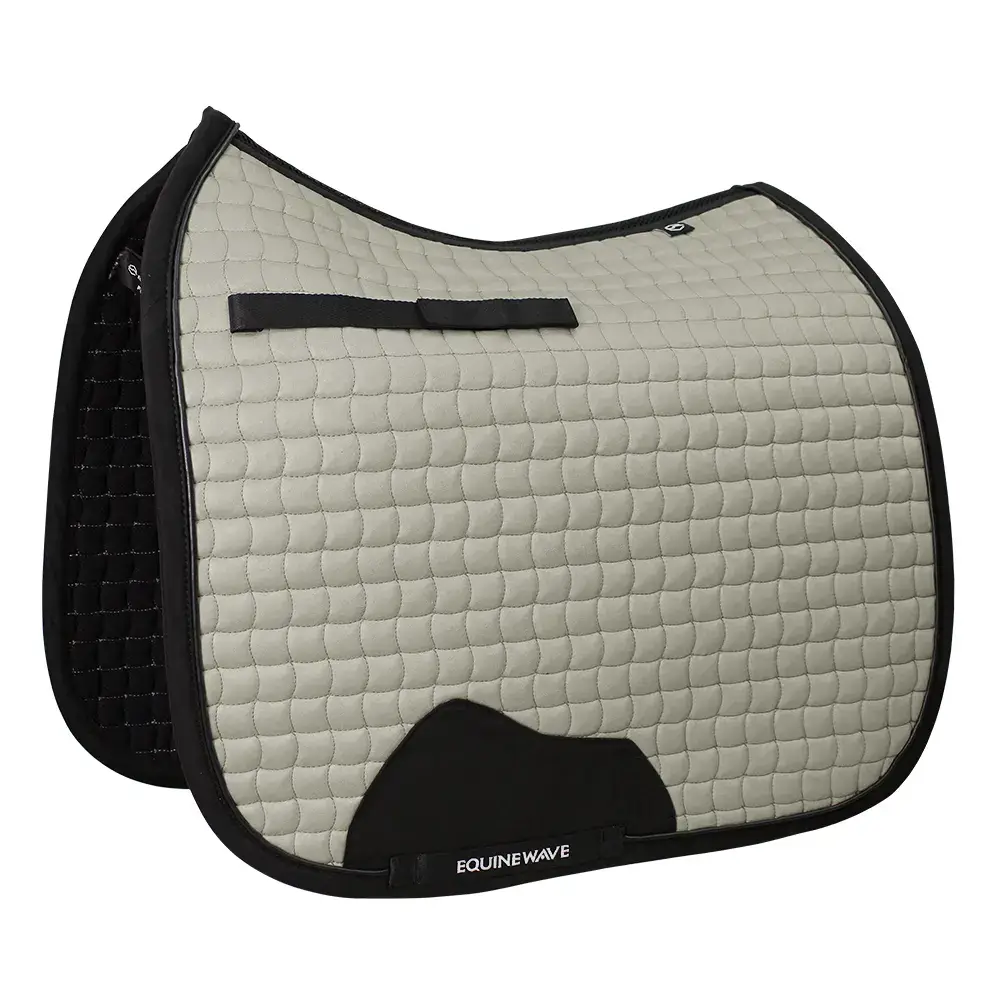 EQUINEWAVE Dressage Saddle Pad, Aria Soft-Suede Surface, New Level of Closeness, Stay-Cool Tech, Easy Care